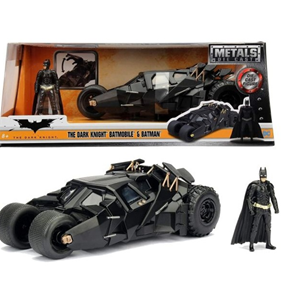 اسباب بازی ماشین فلزی بتموبیل سری The Dark Knight و فیگور بتمن با مقیاس 1:24_اسباب بازی